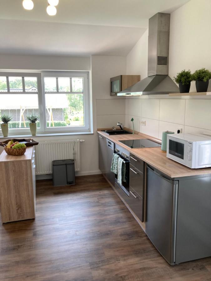 Ferienwohnung Heeser Birkenhof - Urlaub Auf Dem Bauernhof Mit Blick Ins Gruene Weeze Kültér fotó
