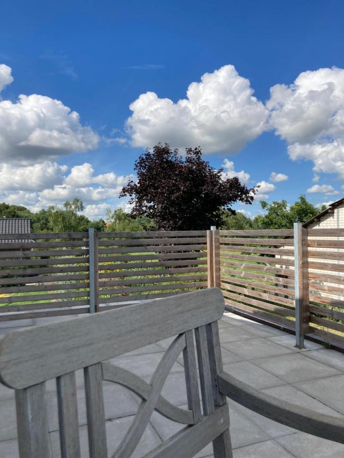 Ferienwohnung Heeser Birkenhof - Urlaub Auf Dem Bauernhof Mit Blick Ins Gruene Weeze Kültér fotó